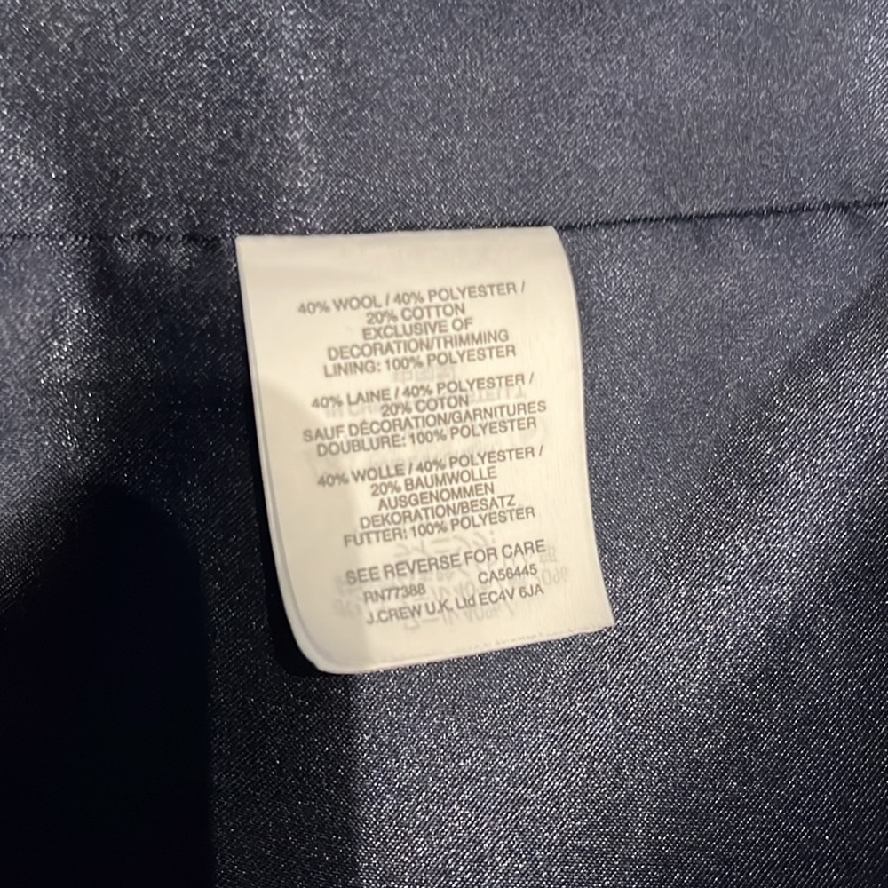 NWOT J. Crew | RARE Lady day coat | Black | Size 10P - Picture 14 of 16